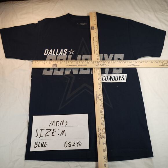 Dallas Cowboys 2013 Season Schedule Graphic Football T-Shirt Mens Size M Blue - Picture 6 of 9